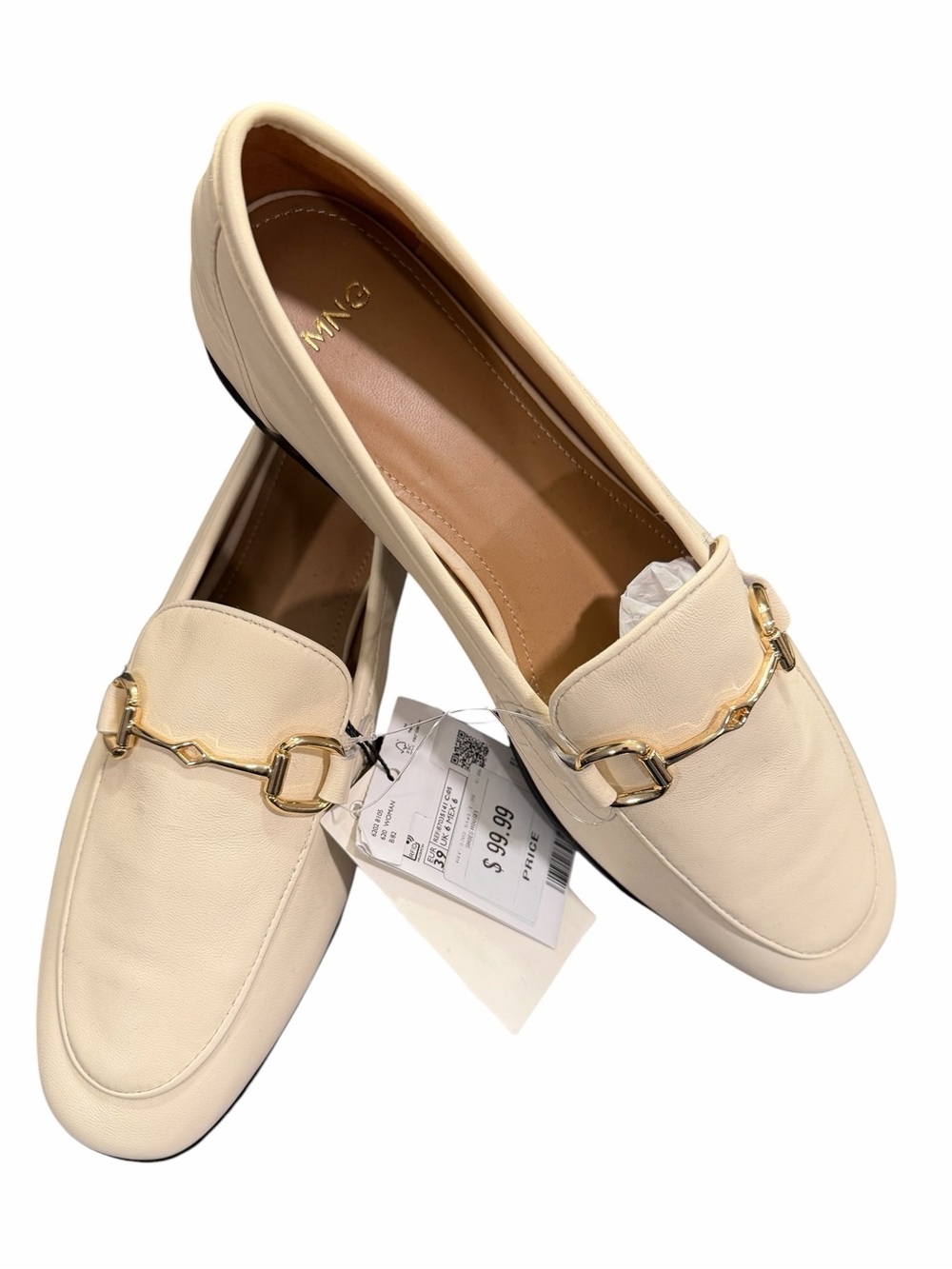 Mango Leather Horsebit Loafers